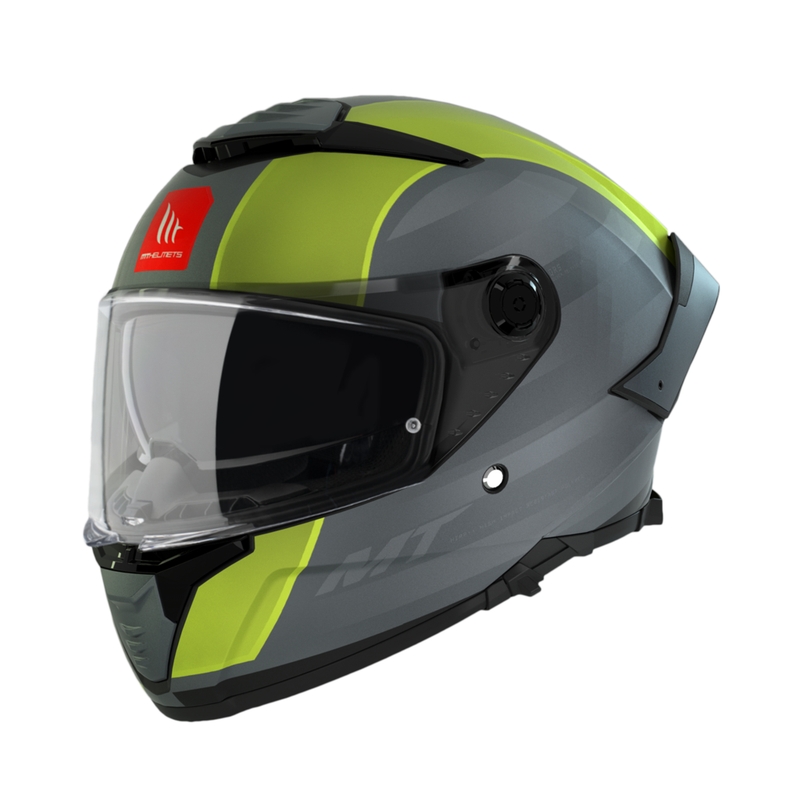 MT THUNDER 4 SV TREADS D3 cască de motocicletă integrală gri-verde MT THUNDER 4 SV TREADS D3
