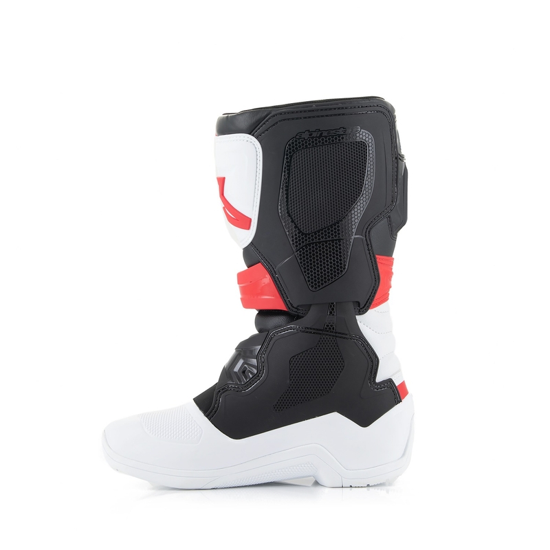 Alpinestars Tech 3S Youth alb-negru-roșu pentru copii Cizme de motocicletă pentru copii