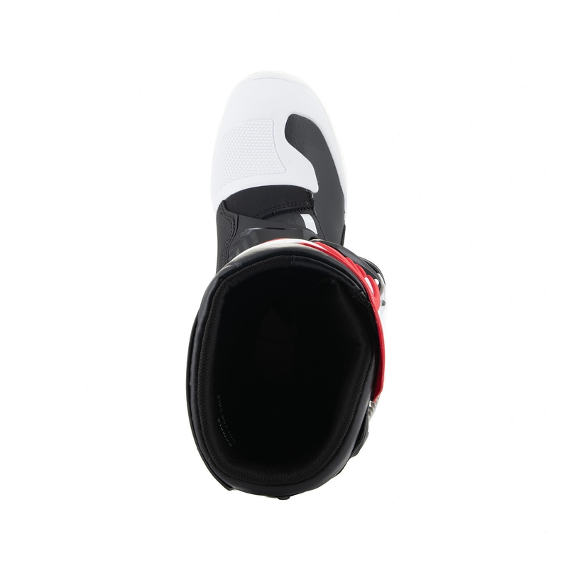 Alpinestars Tech 3S Youth alb-negru-roșu pentru copii Cizme de motocicletă pentru copii