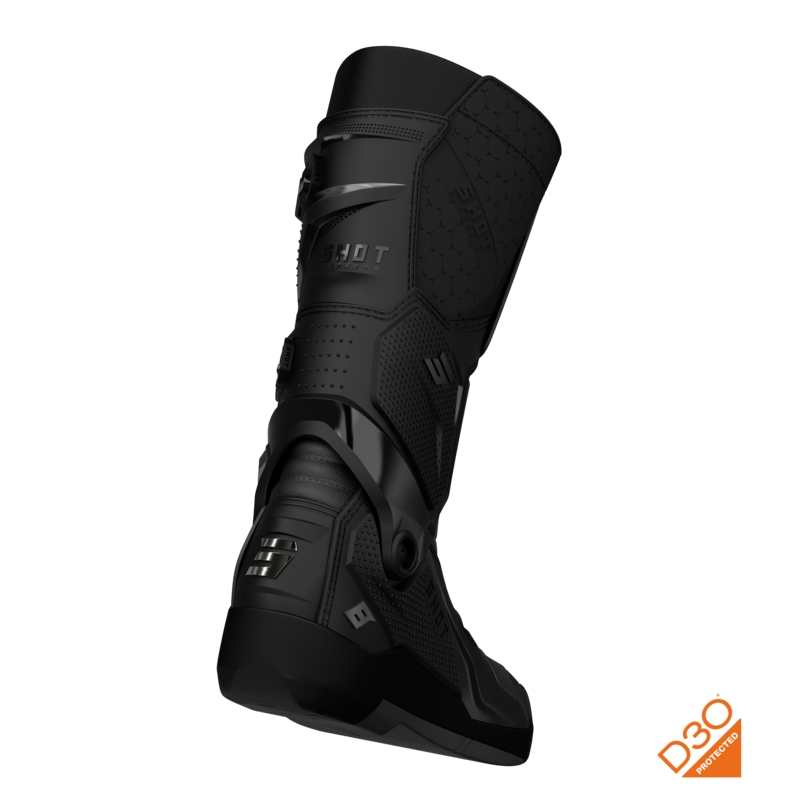 Shot Race 8 Chrome negru negru cizme de motocicletă