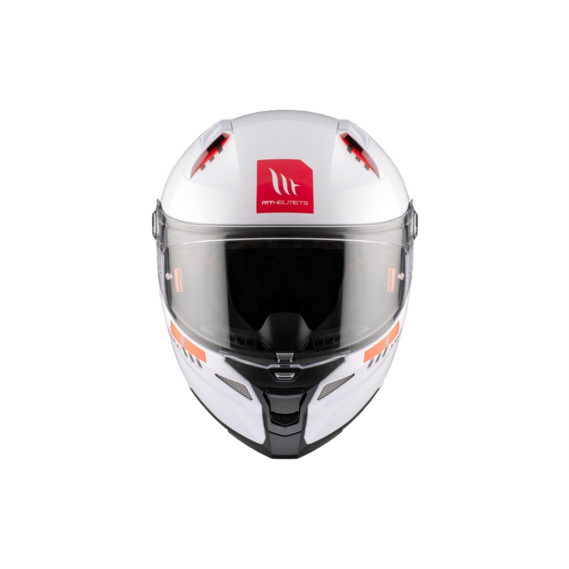 MT REVENGE 2 S SOLID A0 cască de motocicletă integrală alb lucios