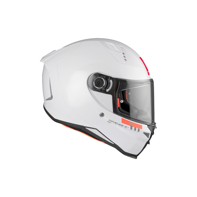 MT REVENGE 2 S SOLID A0 cască de motocicletă integrală alb lucios