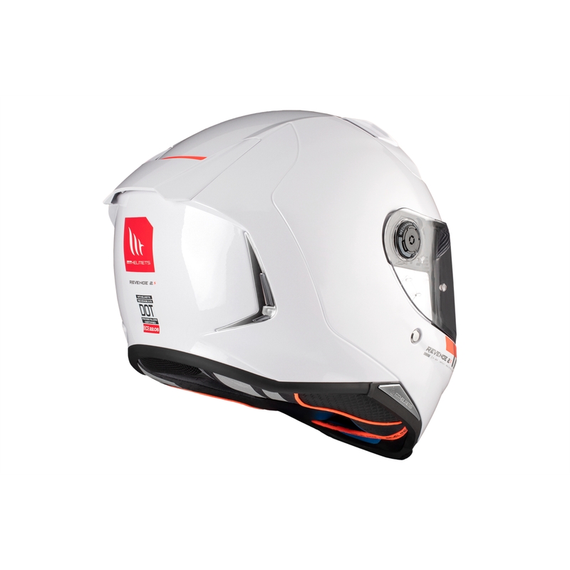 MT REVENGE 2 S SOLID A0 cască de motocicletă integrală alb lucios