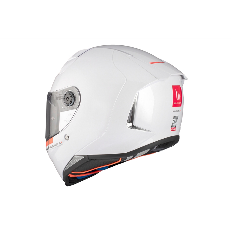 MT REVENGE 2 S SOLID A0 cască de motocicletă integrală alb lucios