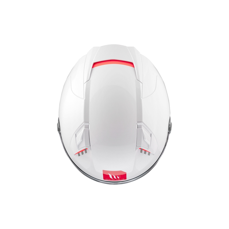 MT REVENGE 2 S SOLID A0 cască de motocicletă integrală alb lucios
