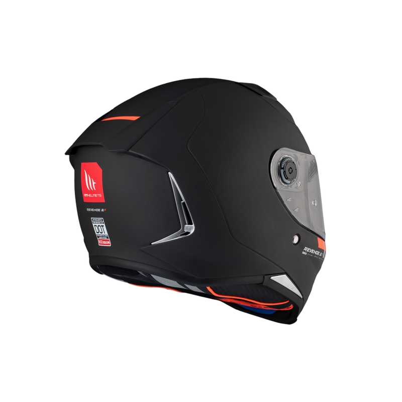 MT REVENGE 2 S SOLID A1 cască de motociclist integrală negru mat