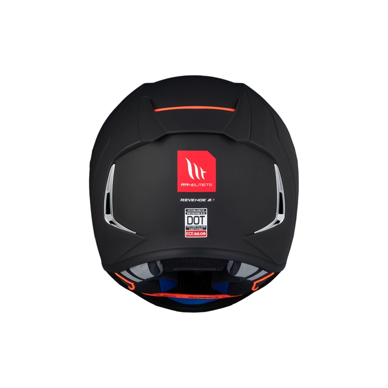 MT REVENGE 2 S SOLID A1 cască de motociclist integrală negru mat