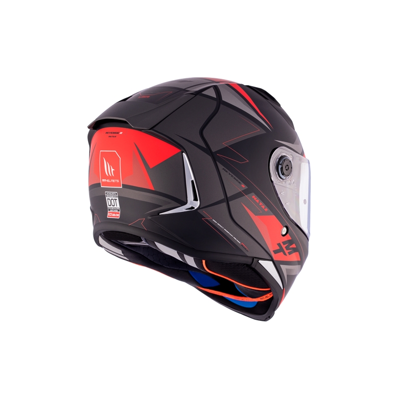MT REVENGE 2 S HATAX B5 negru-gri-alb cască de motocicletă integrală MT REVENGE 2 S HATAX B5 negru-gri-alb