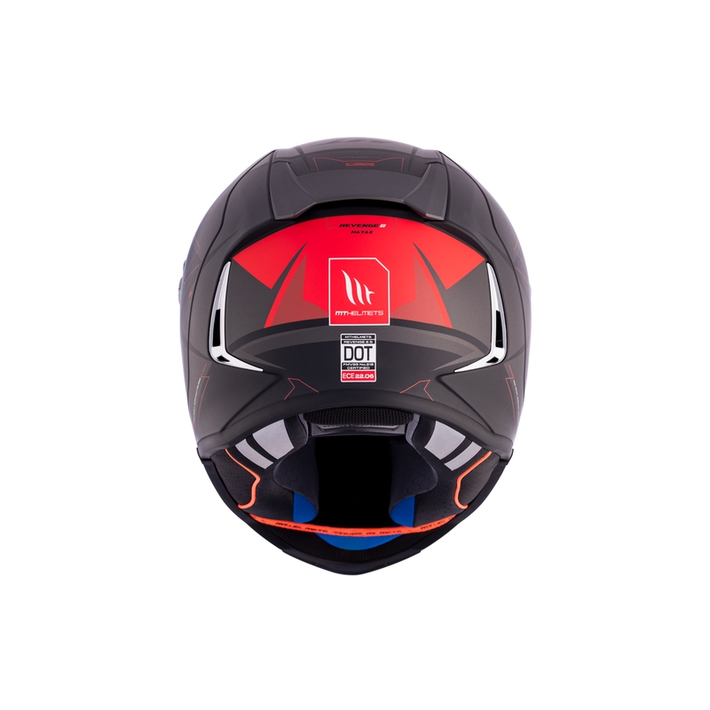MT REVENGE 2 S HATAX B5 negru-gri-alb cască de motocicletă integrală MT REVENGE 2 S HATAX B5 negru-gri-alb