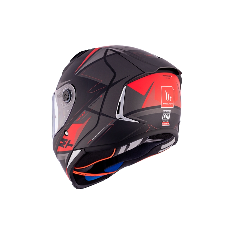 MT REVENGE 2 S HATAX B5 negru-gri-alb cască de motocicletă integrală MT REVENGE 2 S HATAX B5 negru-gri-alb