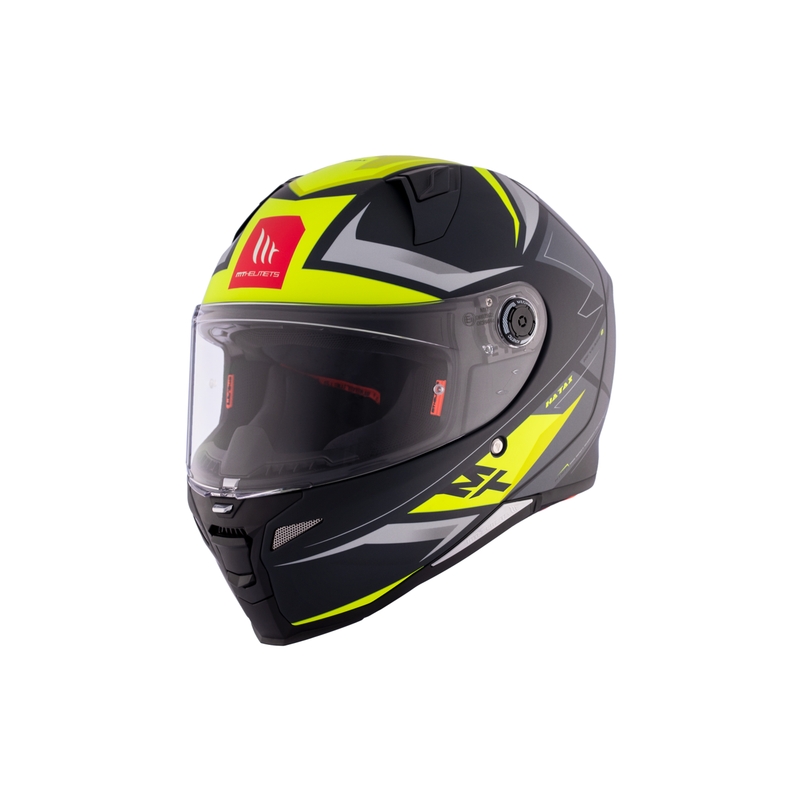 MT REVENGE 2 S HATAX C3 negru-gri-galben cască de motocicletă integrală MT REVENGE 2 S HATAX C3 negru-gri-galben