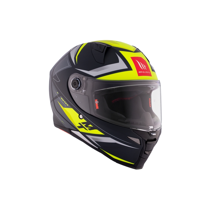MT REVENGE 2 S HATAX C3 negru-gri-galben cască de motocicletă integrală MT REVENGE 2 S HATAX C3 negru-gri-galben