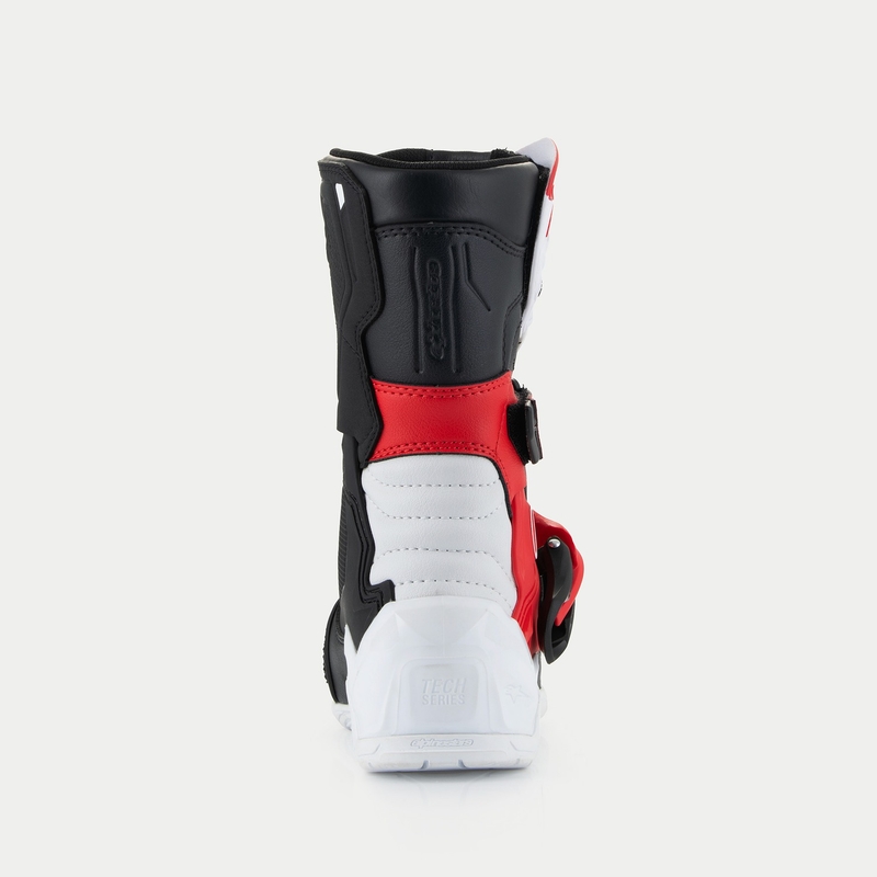Ghete Motociclete Alpinestars Tech 3S Copii Negru-Alb-Roșu