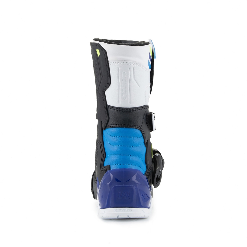 Ghete Motociclete Alpinestars Tech 3S Copii Alb-Negru-Albastru