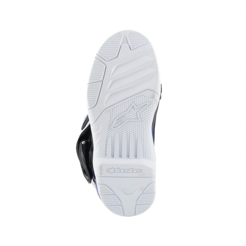 Ghete Motociclete Alpinestars Tech 3S Copii Alb-Negru-Albastru