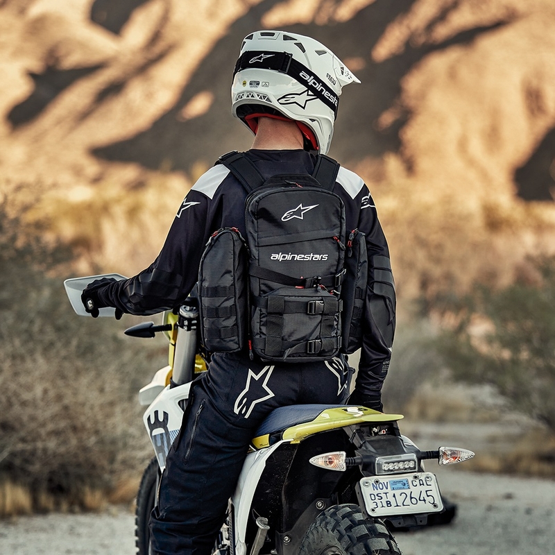 Rucsac tactic Alpinestars Techdura negru-alb 9 l