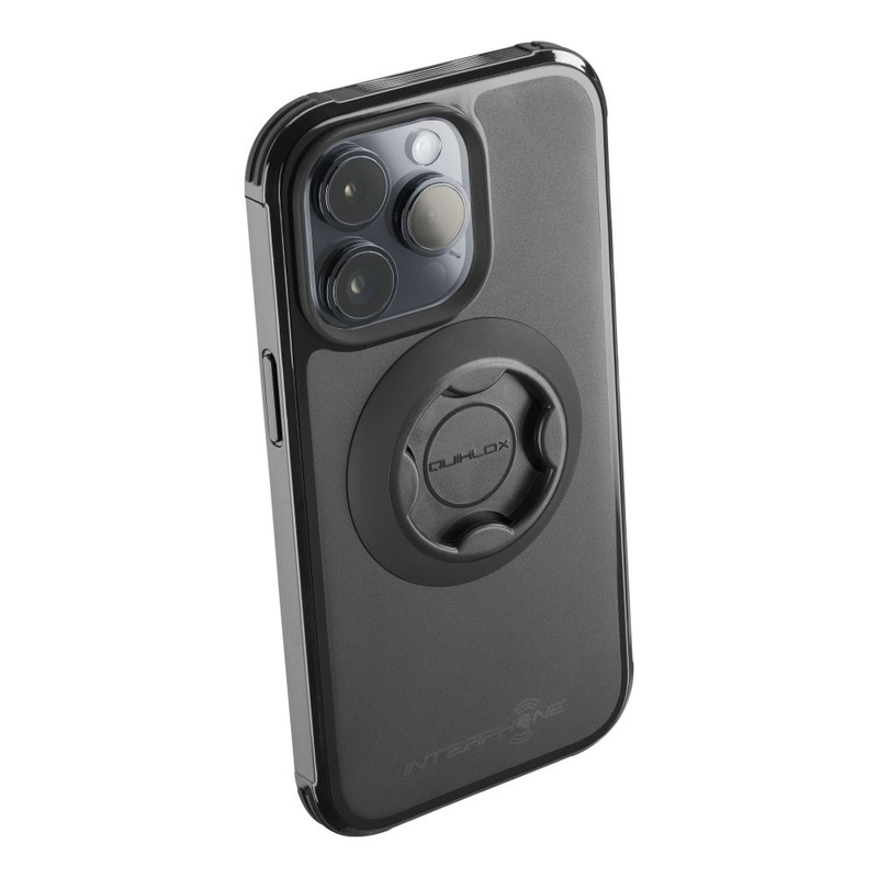 Husă de protecție Interphone QUIKLOX Tetraforce - Apple iPhone 15 Pro negru