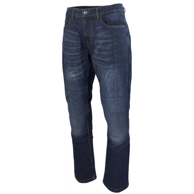 Blugi pentru motociclete Roleff Aramid albastru