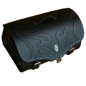 RSA K22 Black Demon negru negru 42 l geantă de motocicletă din piele de 42 l