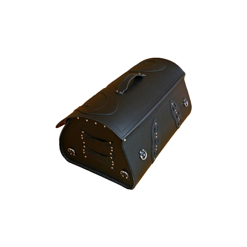 RSA K22 Black Demon negru negru 42 l geantă de motocicletă din piele de 42 l