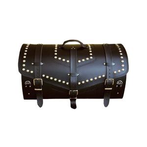 Geantă din piele cu încuietoare RSA K182 negru cu nituri 57 l