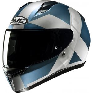 Cască integrală pentru motociclete HJC C10 Tez MC2SF gri-albastru