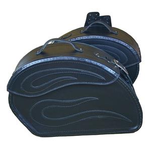 Geamantane din piele pentru motociclete RSA S152 negru 18 l