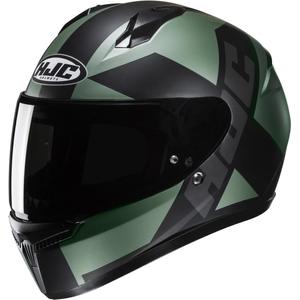 Cască integrală pentru motociclete HJC C10 Tez MC4SF negru-verde