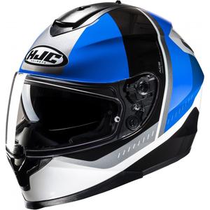 Cască integrală pentru motociclete HJC C70N Alia MC2 negru-alb-albastru