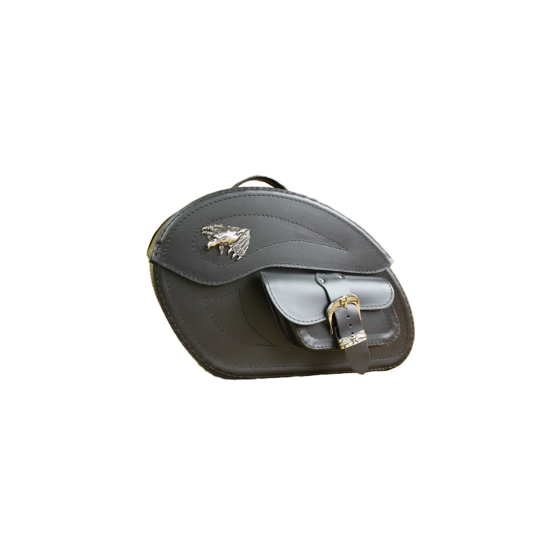 Geamantane din piele pentru motociclete RSA S262 negru 26 l