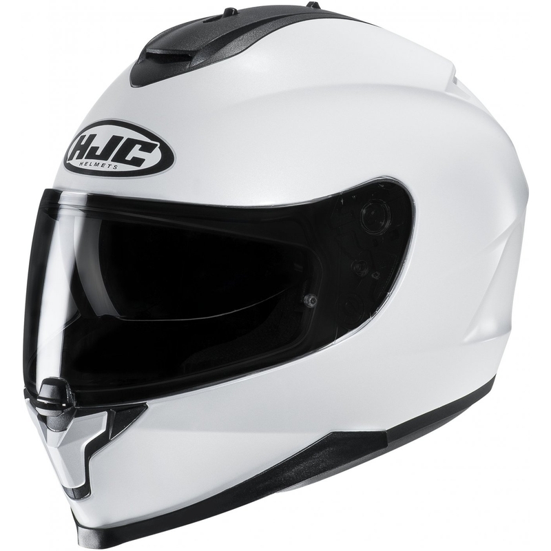 HJC C70N Cască de motocicletă integrală Solid Pearl White