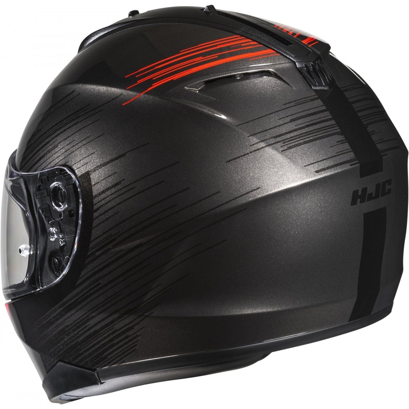 Cască integrală pentru motociclete HJC C70N Sway MC1 roșu-negru
