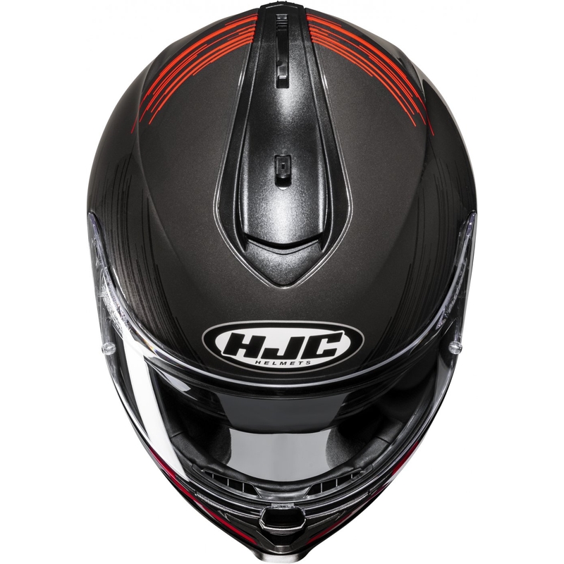 Cască integrală pentru motociclete HJC C70N Sway MC1 roșu-negru