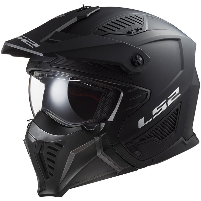 Cască de motocicletă LS2 OF606 Drifter Solid black matt