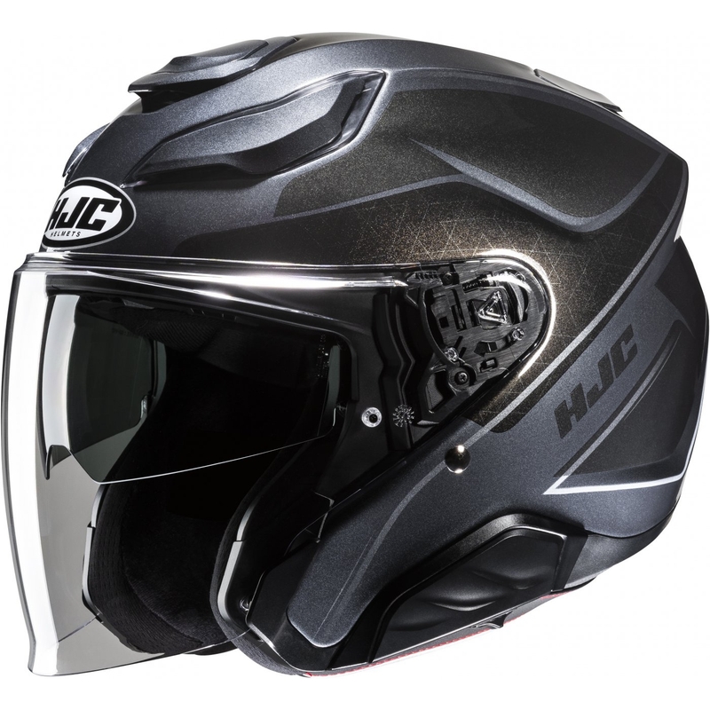 Cască de motocicletă deschisă HJC F31 Ludi MC5 titanium