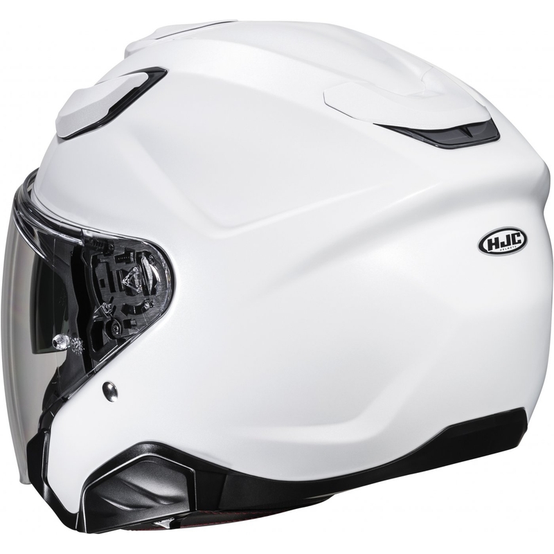 Cască de motocicletă deschisă HJC F31 Solid pearl white