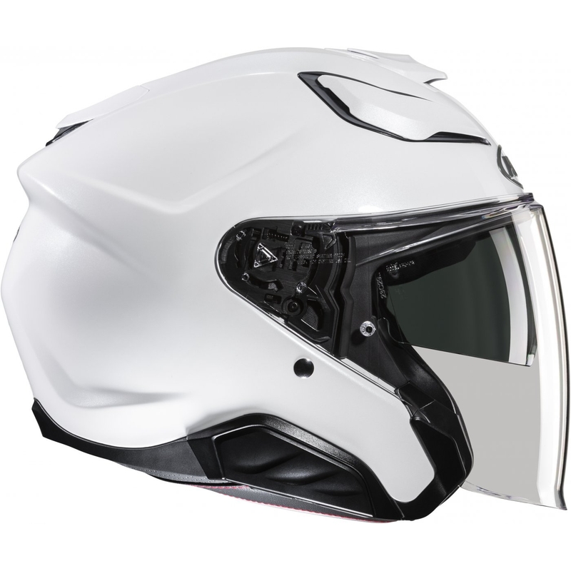 Cască de motocicletă deschisă HJC F31 Solid pearl white