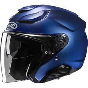 HJC F31 Cască de motocicletă Solid Metallic Blue Open