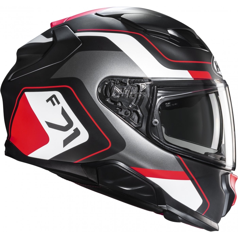 Casca moto integrala HJC F71 Arcan MC1SF negru-gri-rosu