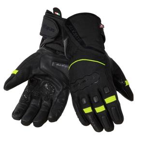 Mănuși pentru motociclete SEVENTY DEGREES SD-T7 negru-galben-fluo