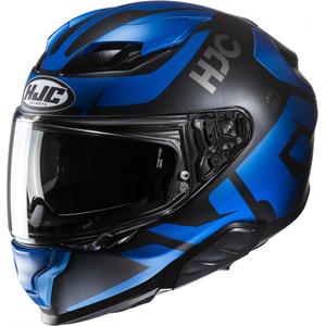 Cască integrală pentru motociclete HJC F71 Bard MC2SF negru-albastru