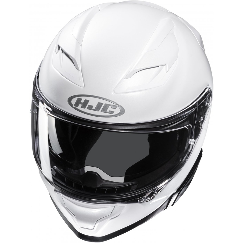 Casca moto integrala HJC F71 Solid alb perlat