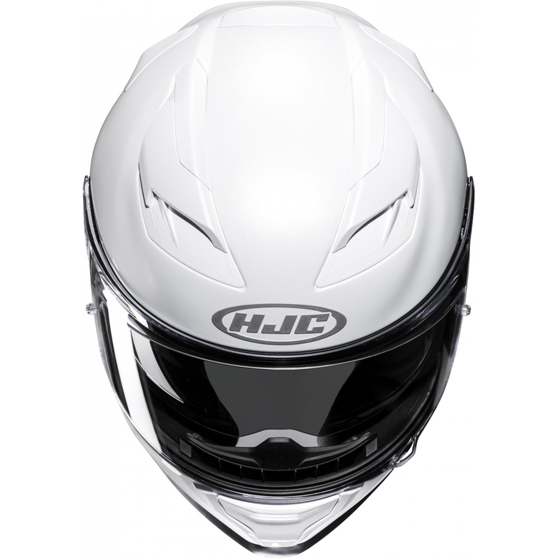 Casca moto integrala HJC F71 Solid alb perlat
