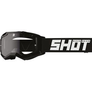 Ochelari de motocross pentru copii Shot Rocket Kid 2.0 negru (plexi transparent)