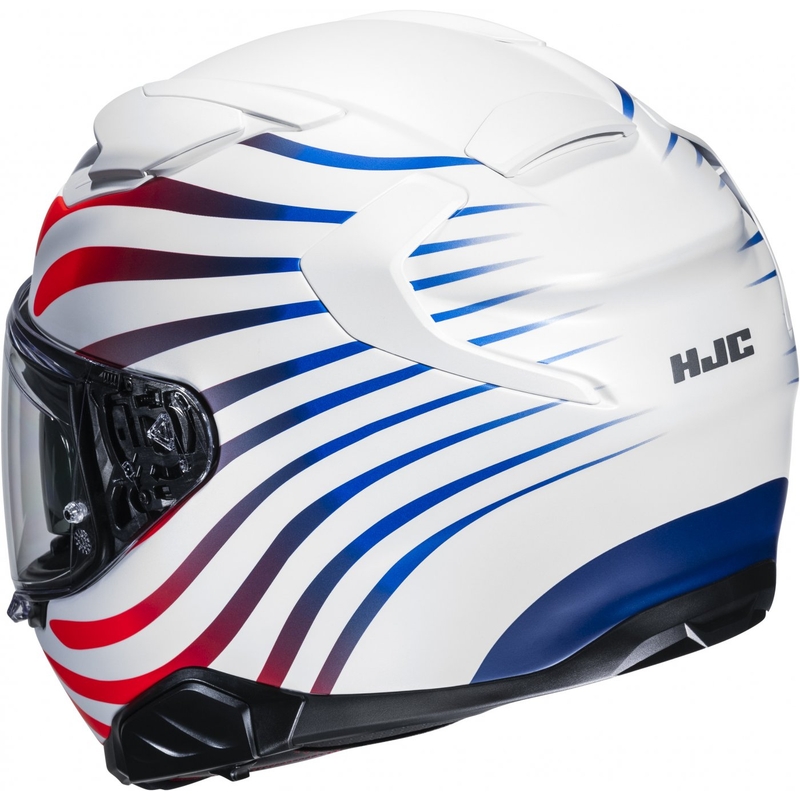 Casca moto integrala HJC F71 Zen MC21SF alb-curcubeu