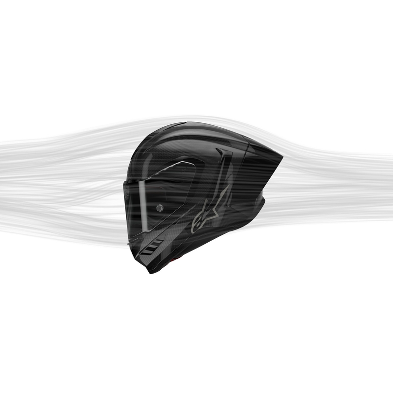 Cască integrală pentru motocicletă Alpinestars Supertech R-10 Team carbon fluo roșu-albastru-alb mat