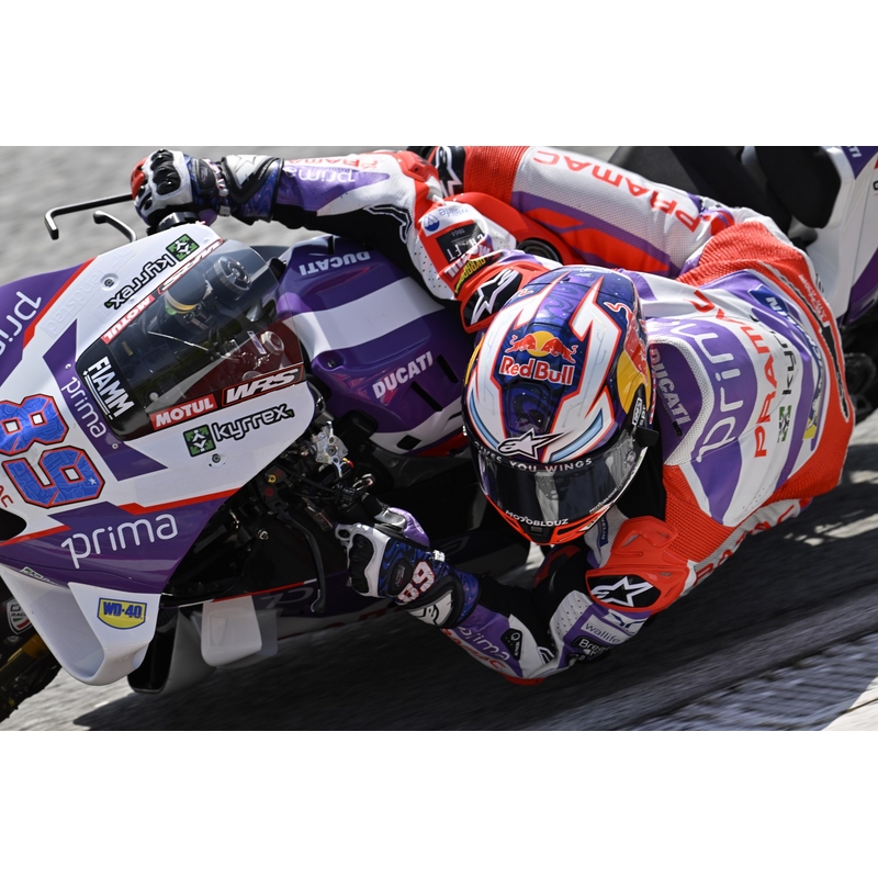 Cască integrală pentru motocicletă Alpinestars Supertech R-10 Team carbon fluo roșu-albastru-alb mat