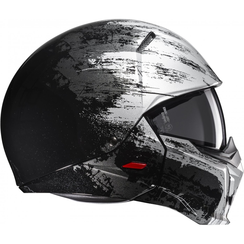 Cască deschisă cu mască HJC i20 Furia MC5 negru-gri