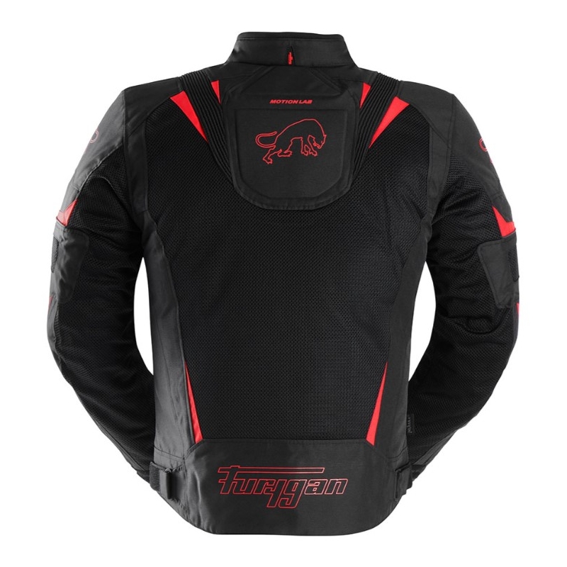 Geacă de motocicletă Furygan ULTRA SPARK 3IN1 VENTELAT+ negru-roșu