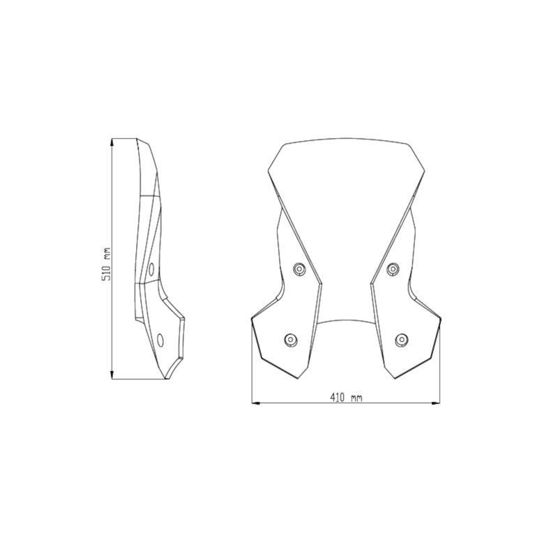 Parbriz PUIG TOURING transparent